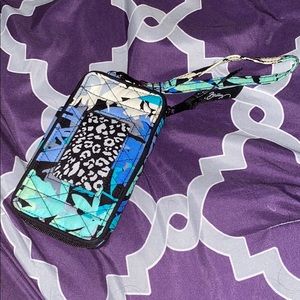 Wallet with wrist band